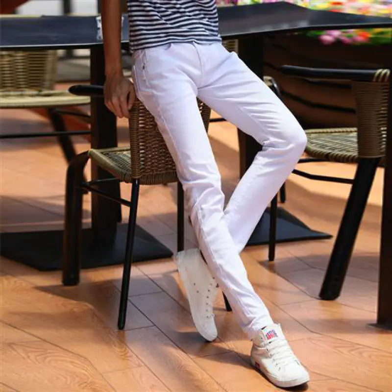 Men's Trendy Slim Fit Stretch Korean Style Jeans
