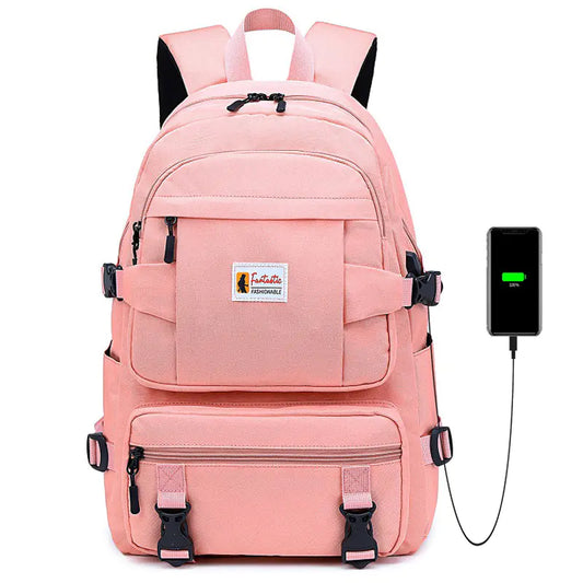 Trendy Waterproof Backpack for Couples and Students