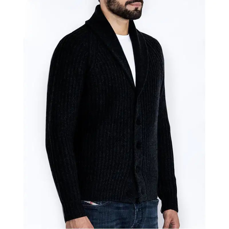 Men's Knitted Sweater Long Sleeve Cardigan