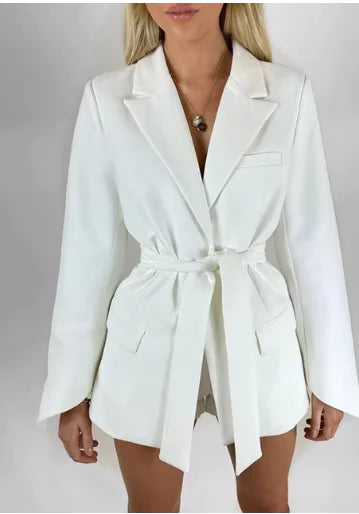 Women's Casual Solid Color Suit Jacket