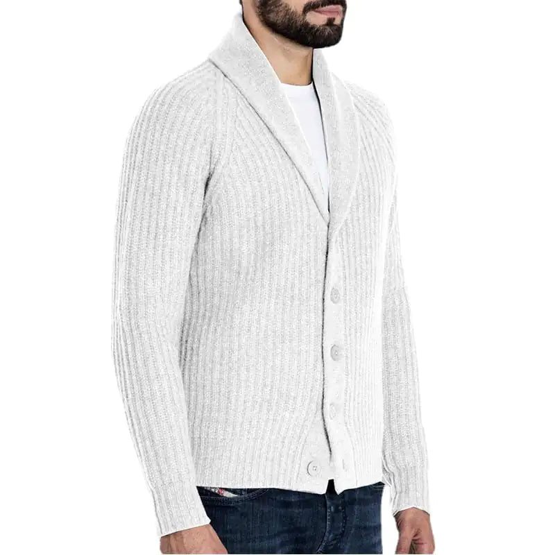 Men's Knitted Sweater Long Sleeve Cardigan