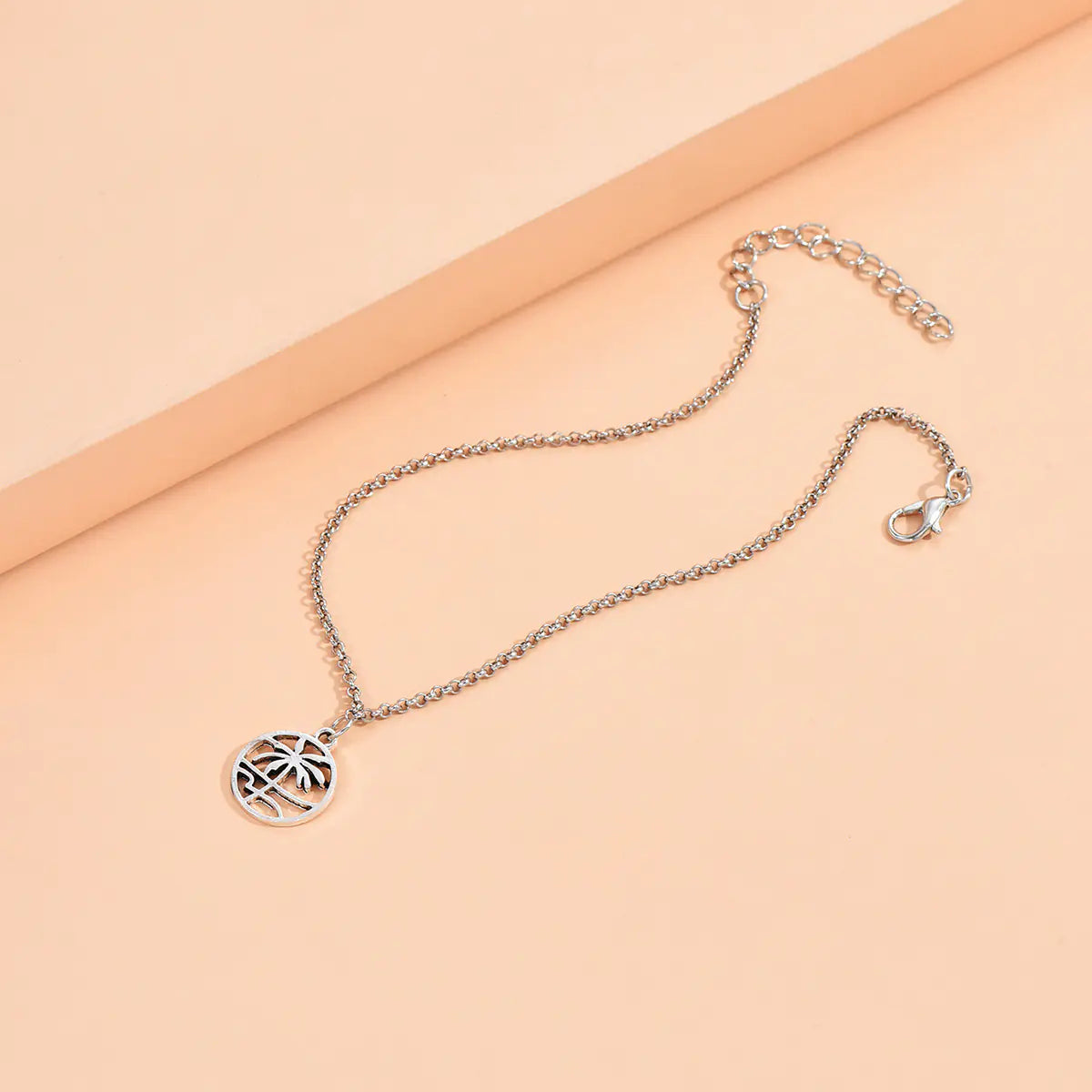 Bohemian Star Turquoise Anklet with Cube Beads