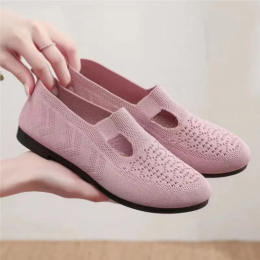 Women's Casual Flat Round Toe Slip-On Shoes