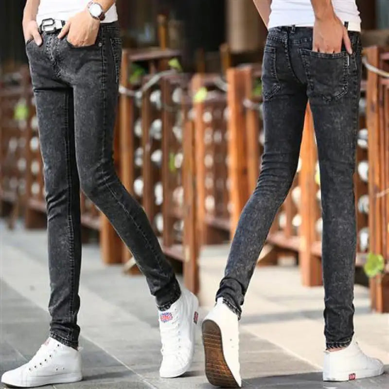 Men's Trendy Slim Fit Stretch Korean Style Jeans