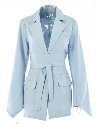 Women's Casual Solid Color Suit Jacket