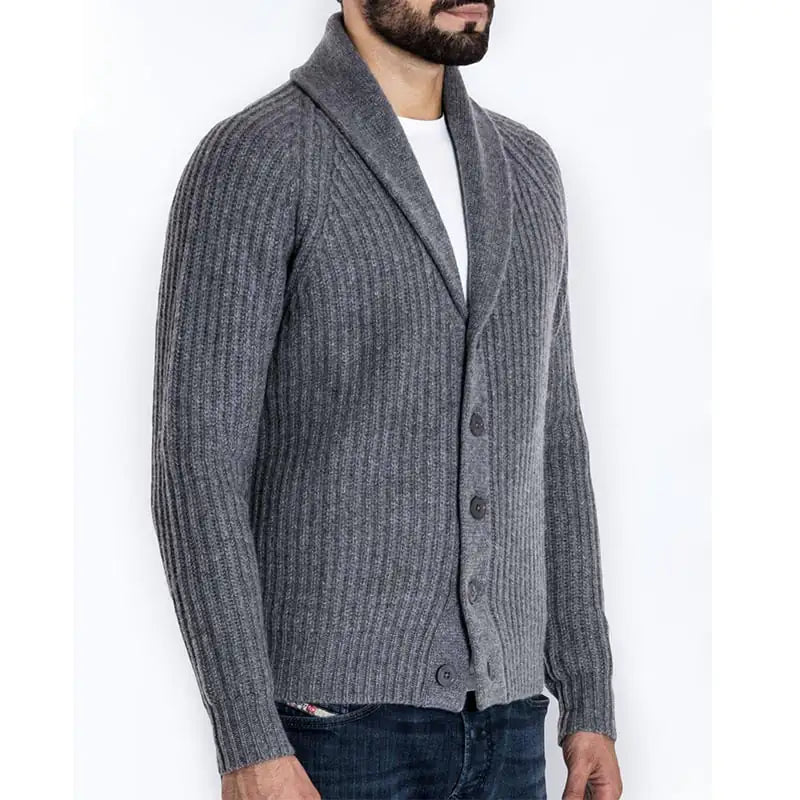 Men's Knitted Sweater Long Sleeve Cardigan