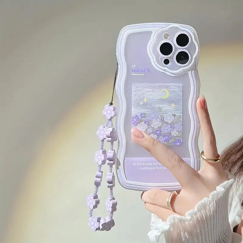 Oil Painting Flowers Phone Case for iPhone 14/13/12/11 Pro Max