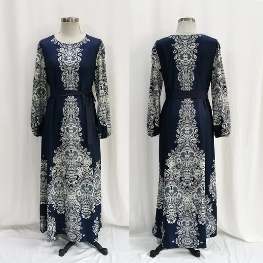 Middle East Arab Muslim Print Dress
