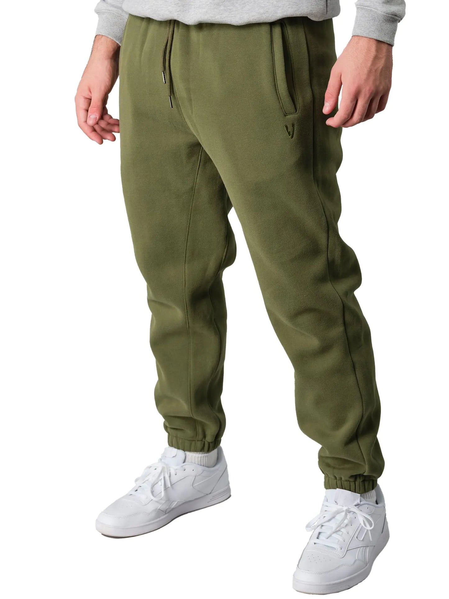 Varietyathletics Mens Loose Fit Warm Fleece Sweatpants Joggers Pants (US Alpha XX-Large Regular Regular Olive)