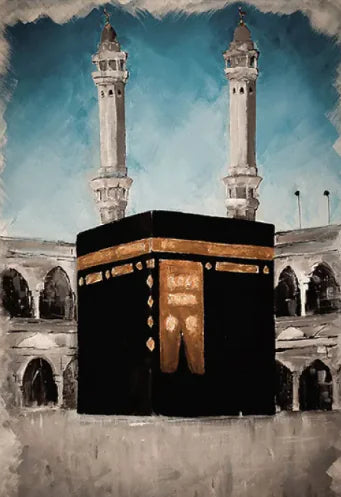 Abstract Arabic Mosque Mural